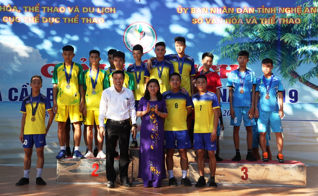 Bế mạc Giải Vô địch đá cầu bãi biển toàn quốc năm 2019